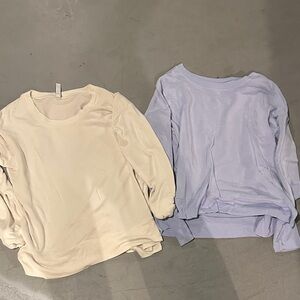 2 Athleta sweatshirts